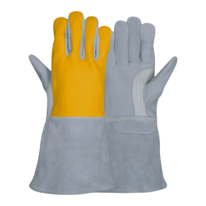 RAHEEM IMPEX RI-WG-0001 Heavy Duty Leather TIG Welding <b>Gloves</b> Cotton Liner Molten Metal Protection Industrial Safety Spark Heat - Product Image 6