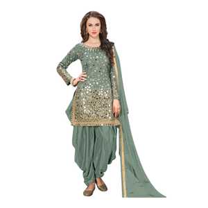 Vestidos Punjabi al por Mayor, Ropa India y Pakistaní, Vestido Corto Kurti, Vestidos Anarkali, Tallas y Colores Personalizados, para Bodas y Fiestas - Product Image 1