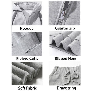 Professional Training Men Winter Plus Size Eco-Friendly Casual Solid Hooded Tracksuit Soft Fabric Sports <b>Set</b> for <b>Gym</b> Fitness - Product Image 6