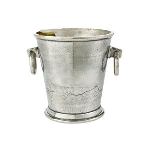 Cubo de Hielo con Acabado Plateado Brillante, Enfriador de Vino de Aluminio de Último Diseño con Asa, Enfriador de Cerveza para Mesa - Product Image 5