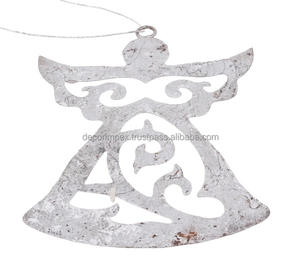 Butterfly Silver Finish Look Fancy Christmas Craft India Decorative Ornaments of Iron and <b>Festival</b> Ornaments <b>party</b> <b>supplies</b> - Product Image 4