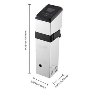 Circolatore a Immersione Smart Sous Vide da 1500W per Cottura di Precisione con Display Digitale a LED e Regolazione a Vite - Product Image 6