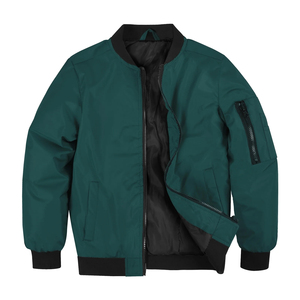 Full Zipper lightweight streetwear slim fit Bomber Jacket For Men Full Zip Windbreaker Warm Winter Windproof Casual - Product Image 4