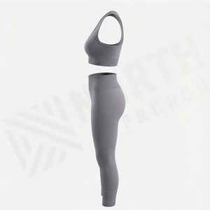 Leggings de Yoga para Mujer, Talla Grande, Cómodos, Sólidos, hasta la Rodilla, con Detalles Frontales, Ropa Deportiva para Gimnasio y Fitness - Product Image 3