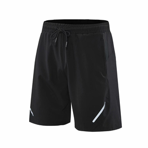 Men's Solid Color Polyester Sport <b>Shorts</b> With Drawstring Waist And Side Pockets <b>Quick</b> <b>Dry</b> Mid Rise Design - Product Image 6