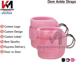 Custom Team Ankle Strap Gym Cable Attachment Leg Workout Glute Training Fitness OEM Supplier - Product Image 6
