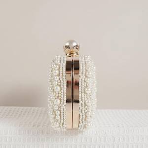 Flap <b>Clutch</b> Bag Bohemian Hand Bead Stone Pearl Embroidery jewelry bag Suede Material High Quality Fashion Vintage Lady <b>Brides</b> - Product Image 1