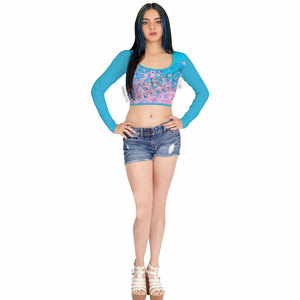 T-shirts courts pour femmes en matière durable de qualité supérieure, résistants, pour adultes, marque privée - Product Image 2