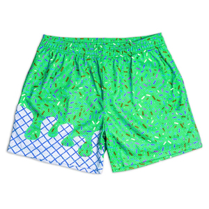 Shorts de Playa para Hombre con Estampado de Flores, Cintura Elástica, Secado Rápido, Tejido de Poliéster - Product Image 6