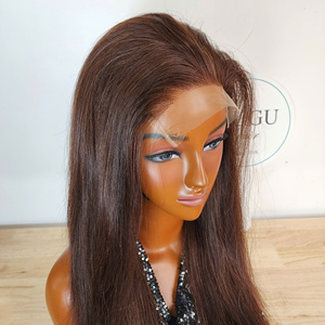 Perruques de cheveux humains naturels vierges vietnamiens de 20 pouces, couleur naturelle, lisses, double épaisseur, longues, fournisseur Vietnamien - Product Image 4