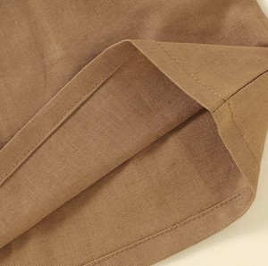 Pantalones Cortos Casuales para Niños Pequeños, 100% Algodón, Colores Sólidos, Cintura Elástica con Volantes, Cierre de Cremallera, Secado Rápido - Product Image 6