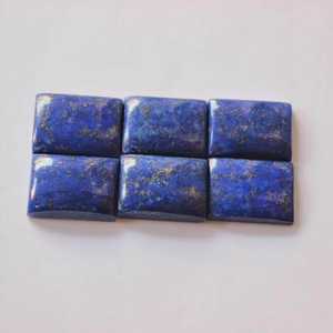 Pierre précieuse naturelle Lapis Lazuli taille baguette 2,00 carats calibrée à dos plat pour la fabrication de bijoux en gros Zubeda GEMS JEWELLRY - Product Image 3
