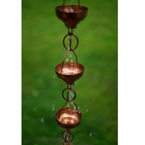 Chaîne de pluie décorative simple de qualité export pour la maison, créant un mouvement d'eau élégant avec une chaîne de pluie artisanale - Product Image 3