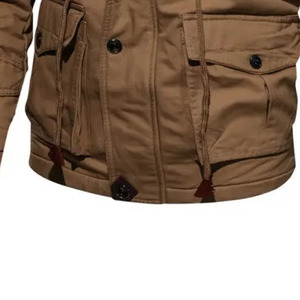 Chaqueta de Forro Polar Premium, Cuello Alto, Impermeable, Gruesa, Rellena de Plumón, para Invierno, Fabricante OEM ODM, Directo de Fábrica - Product Image 6