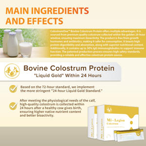 Suplemento Inmunológico Mi-legion US Colostrum en Polvo, Alimentado con Pasto, para Niños y Adultos, Suplemento Premium para el Cuidado de la Salud - Product Image 5