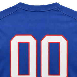 Camiseta de Fútbol Americano Sublimada Personalizada para Cornerback, Cuello en V, 100% Poliéster, Absorbe la Humedad, Uniforme de Equipo, OEM al por Mayor - Product Image 6