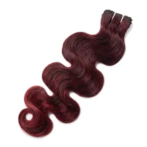 Long Reddish Curly Indian Remy Human Hair Weft <b>Wig</b> Natural Wave Texture Silk Base HD Transparent Customizable - Product Image 6