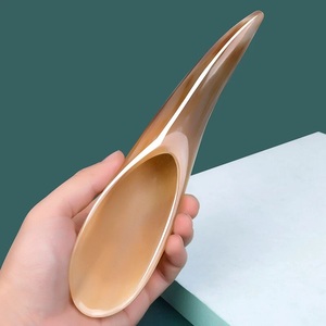 Buffalo Natural Horn Gua Sha Scraping Board Body Massage Tool Customizable Size Acupressure Lymphatic Polished Sports - Product Image 1