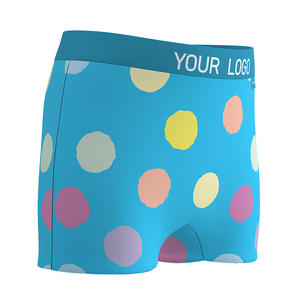 กางเกงขาสั้นไนลอนเอวสูงสำหรับผู้หญิง แบบขายส่งตามสั่ง ระบายอากาศได้ดี แห้งเร็ว แบบซับลิเมชั่น กระชับรูปร่าง เหมาะสำหรับออกกำลังกาย - Product Image 2