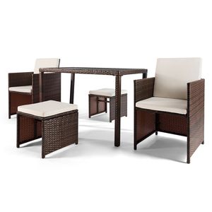 Set di Tavolo e Sedie da Esterno per Arredamento da Giardino - Product Image 5