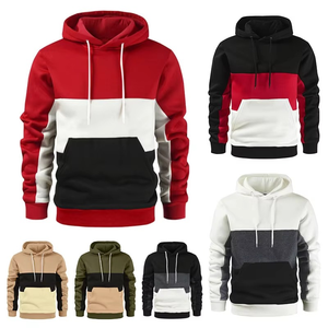 Sudadera con Capucha para Hombre Jaycan Sports Manufacturers, 100% Poliéster, Diseño Color Block, Tejida, Informal, Cortavientos - Product Image 2