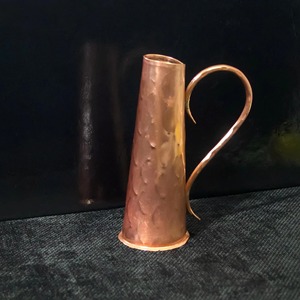 Copper Water <b>Jug</b> Vintage Style Hammered Finish Wide Mouth Design Durable Metal Pitcher for <b>Drinks</b> Party Use - Product Image 4