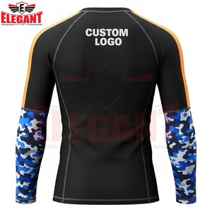 Rashguard Sublimado para MMA, Pantalones Cortos de Gimnasio de Doble Capa, con Logotipo Personalizado, Transpirables, Ecológicos, que Absorben la Humedad, 2 en 1, con Bolsillo Oculto - Product Image 3