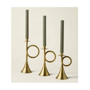 Porte-bougie en aluminium à la vente, avec un design élégant en forme d'arbre, centre de table pour Noël, mariage, décoration de la maison - Product Image 6