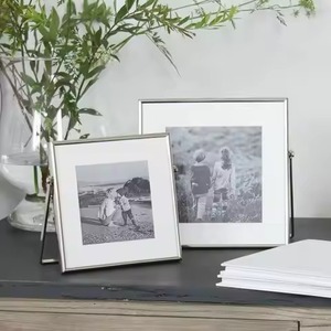 Luxury Interior Accent Metal Glass <b>Picture</b> <b>Frame</b> Stylish Photo Display Home Decor - Product Image 1