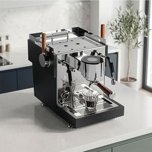 Cafetera Espresso Semiautomática con Doble Caldera, Control de Temperatura PID NTC, Todo en Uno, para Té y Café - Product Image 1