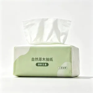 Eco Friendly Bamboo Pulp Facial <b>Tissue</b> <b>Paper</b> 4 Ply 200 Pulls Hard Pack Skin Friendly <b>Tissue</b> Supplier - Product Image 5