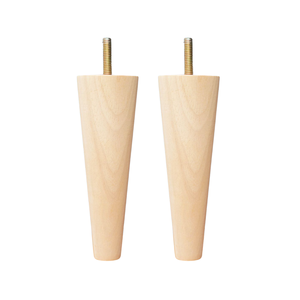 Patas de Muebles de Madera Maciza de Caucho OEM de Vietnam, Modernas, Resistentes, Fáciles de Montar, para Sofá, Cama, Gabinete, Sala de Estar, Apartamento - Product Image 5