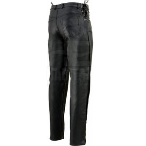 Pantalones de Cuero para Hombre, Diseño Moderno, Cuero Genuino de Alta Calidad, Ajuste Perfecto para Uso Diario - Product Image 2