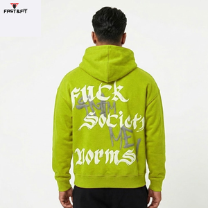 เสื้อฮู้ดดี้ผู้ชายคุณภาพสูง คอตตอน ปักโลโก้ได้ตามสั่ง ทรงหลวม ราคาถูก - Product Image 4
