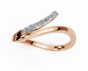 Anillo de Diamantes Clásico para Mujer, Oro Sólido de 9KT, 14KT, 18KT, Oro Amarillo, Oro Rosa, Oro Blanco, Joyería Fina, Anillo de Compromiso y Boda, Auténtico - Product Image 1