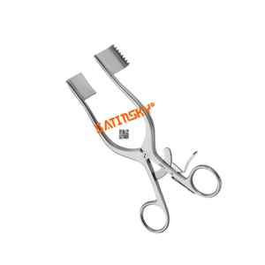 Rétracteurs WILLIAMS, forceps droit, 18 cm, microchirurgie, acier inoxydable, manuel, certifié CE classe III, garantie 3 ans, Satinsky - Product Image 4