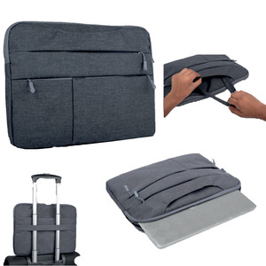 Liviya Lightweight Slim Multifunction Laptop Bag PP Cover Embossed Casual Sleeve Carry Case for Men Women-Tradeshow Giveaways - Product Image 3