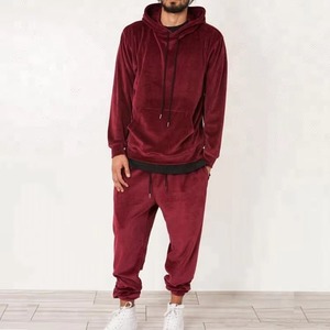 Custom High Quality Reflective Velvet <b>Tracksuit</b> Pullover Hoodies and Sweatpants Sets Slim Fit Jogging Suits <b>Velour</b> <b>Tracksuit</b> <b>Men</b> - Product Image 6
