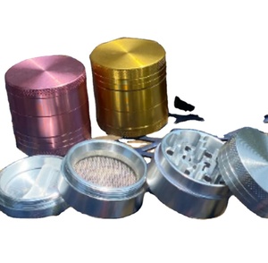 Fun Sized Mini Grinder handmade natural Minimalist 3 pieces Matte Herb Grinder Aluminum herb grinder price products - Product Image 1