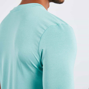 Camiseta de Manga Corta de 180 Gramos, 100% Algodón, para Verano, Fitness, Deportiva, Transpirable, Ecológica, OEM, de Alta Calidad, Cuello Redondo - Product Image 5