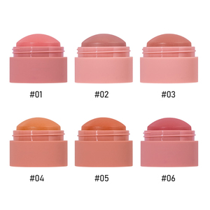 Bálsamo de Rubor en Gel de 6 Colores, Rubor en Crema Natural en Barra para Mejillas y Labios - Product Image 2