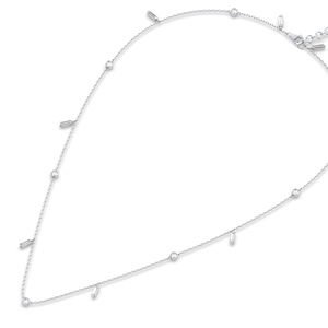 Colliers minimalistes REYES en argent sterling 925 avec moissanite taille baguette de 0,73 carat pour femmes, certifiés GRA, bijoux fins - Product Image 1