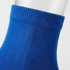 Blue Ankle <b>Socks</b> Breathable Knitted <b>Running</b> Sports <b>Socks</b> for Adults Solid Color Regular Style - Product Image 4