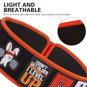 Cinturón de Gimnasio Transpirable de EVA de Alta Calidad Personalizable para Levantamiento de Pesas con Soporte Ajustable - Product Image 3