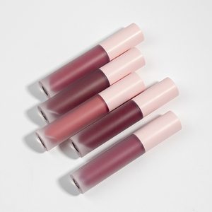 Matte & Shimmer Liquid <b>Lipstick</b>, Pink Frosted Tube Velvet Long-Lasting Non-Transfer Waterproof Lip Gloss - Product Image 6