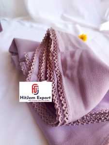 Breathable Plain <b>Scarf</b> Fabric Cotton Viscose Polyester Lightweight Woven Neckwear Textile Bulk OEM ODM Private Label Manufacture - Product Image 3