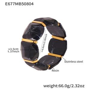 Pulseras de Resina Artesanales, Accesorios de Moda Hechos a Mano de Primera Calidad para Mujer, Venta al Por Mayor - Product Image 6