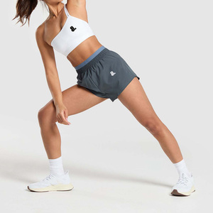 <b>Women's</b> Casual Eco-Friendly 100% Cotton Quick Dry Breathable High Waist Button Fly Dark Wash <b>Cargo</b> Running <b>Shorts</b> - Product Image 1