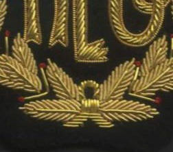 Badge de blazer en tissu toile 3D brodé à la main, entièrement personnalisé, de haute qualité, avec fil de bouillon pour uniformes 2026 - Product Image 5