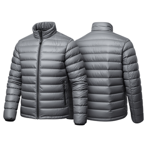 Veste matelassée unisexe personnalisée à capuche respirante avec col montant en toile – Manteau d'hiver premium style urbain - Product Image 4